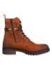 TRAVELIN' Leder-Boots in Hellbraun