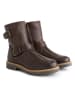 TRAVELIN' Leren boots "Skellerup" bruin