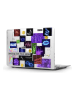 BERRIEPIE Case voor MacBook Air A1369 transparent/meerkleurig