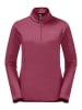 Jack Wolfskin Koszulka funkcyjna "Baiselberg" w kolorze jagodowym