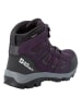 Jack Wolfskin Leren wandelboots "Vojo 3" paars