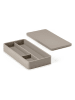 Zone Denmark Organizer "Zement" in Taupe - (B)20 x (H)3 x (T)10 cm