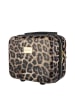 Puccini Beautycase "Beverly Hills" in Braun/ Schwarz - (B)32 x (H)30 x (T)18 cm