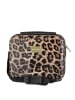 Puccini Beautycase "Beverly Hills" in Braun/ Schwarz - (B)32 x (H)30 x (T)18 cm