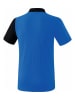 erima Trainingspoloshirt "5-C" in Blau/ Schwarz