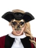 CHAKS Masker "Pirate Skull" goudkleurig/zwart