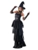 Carnival Party 3-delig kostuum "Deluxe Cornelia Witch" zwart