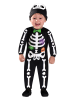 amscan 2-delig kostuum "Mini Bones" zwart/wit