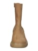 Högl Skórzane botki w kolorze jasnobrązowym
