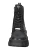 Steve Madden Leder-Boots in Schwarz