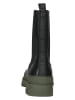 Steve Madden Leren laarzen zwart/kaki