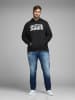 JACK & JONES PLUS Hoodie in Schwarz