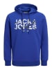 JACK & JONES PLUS Hoodie blauw