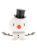 Hoptimist Dekofigur "Snowman M" in Weiß - (H)10,8 cm