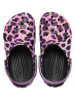 Crocs Chodaki "Animal" w kolorze czarno-jasnoróżowym