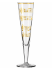 RITZENHOFF Kieliszki (2 szt.) w kolorze złotym do szampana - 205 ml