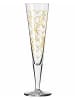 RITZENHOFF 2-delige set: champagneglazen "Gouden nacht" goudkleurig - 205 ml