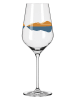 RITZENHOFF Kieliszki (2 szt.) w kolorze niebiesko-żółtym do białego wina - 380 ml