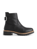 TRAVELIN' Leder-Boots "Kammerfoss" in Schwarz