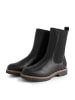 Travelin` Leder-Chelsea-Boots "Lemming" in Schwarz