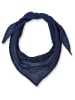 Sense Organics Driehoekige sjaal "Elim" donkerblauw