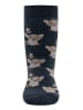 ewers 2er-Set: ABS-Socken "Lemuren" in Grün/ Dunkelblau