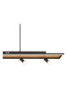Globo lighting LED-Hängeleuchte "Ida" in Schwarz/ Hellbraun - (B)120 x (H)116 cm