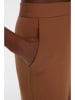 trendyol Spodnie w kolorze brązowym