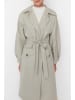 trendyol Trenchcoat lichtgrijs