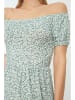 trendyol Kleid in Mint/ Weiß