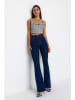 trendyol Jeans - Flare fit - in Dunkelblau