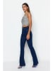 trendyol Jeans - Flare fit - in Dunkelblau