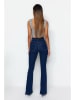 trendyol Jeans - Flare fit - in Dunkelblau