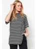 trendyol Shirt in Schwarz/ Weiß