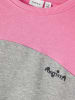 name it Sweatshirt "Ocarinna" in Rosa/ Grau/ Dunkleblau