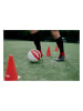 Hudora 6-delige voetbalset "Kicker Edition" rood/zwart