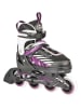 Hudora Inline skates "Mia" zwart/paars - vanaf 5 jaar