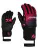 Ziener Rękawiczki narciarskie "Ladir" w kolorze czarno-różowym