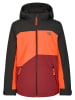 Ziener Kurtka narciarska "Anderl" w kolorze pomarańczowo-czarno-bordowym
