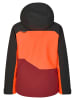 Ziener Kurtka narciarska "Anderl" w kolorze pomarańczowo-czarno-bordowym