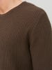 Jack & Jones Sweter "Carlos" w kolorze ciemnobrązowym