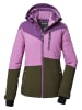 Killtec Ski-/ Snowboardjacke in Khaki/ Rosa/ Lila