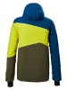 Killtec Ski-/ Snowboardjacke in Khaki/ Limette/ Blau