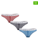 Tommy Hilfiger Underwear 3-delige set: strings blauw/donkerblauw/rood
