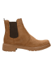 Wojas Leder-Chelsea-Boots in Hellbraun