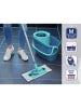 Leifheit 4-delige set: vloerwisser "Clean Twist M Ergo" turquoise