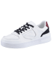 Tommy Hilfiger Leder-Sneakers in Weiß/ Schwarz