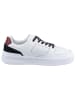 Tommy Hilfiger Leder-Sneakers in Weiß/ Schwarz