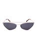 Karl Lagerfeld Damen-Sonnenbrille in Silber/ Dunkelblau