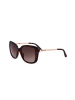 Guess Dameszonnebril bruin/goudkleurig